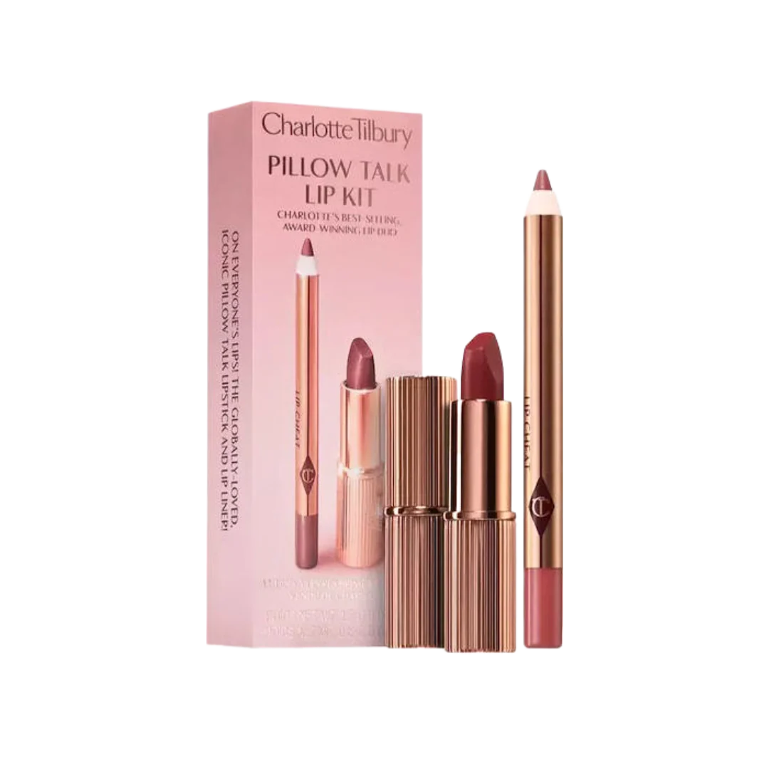 Charlotte Tilbury Mini Pillow Talk Lipstick & Liner Set - Pillow Talk Medium