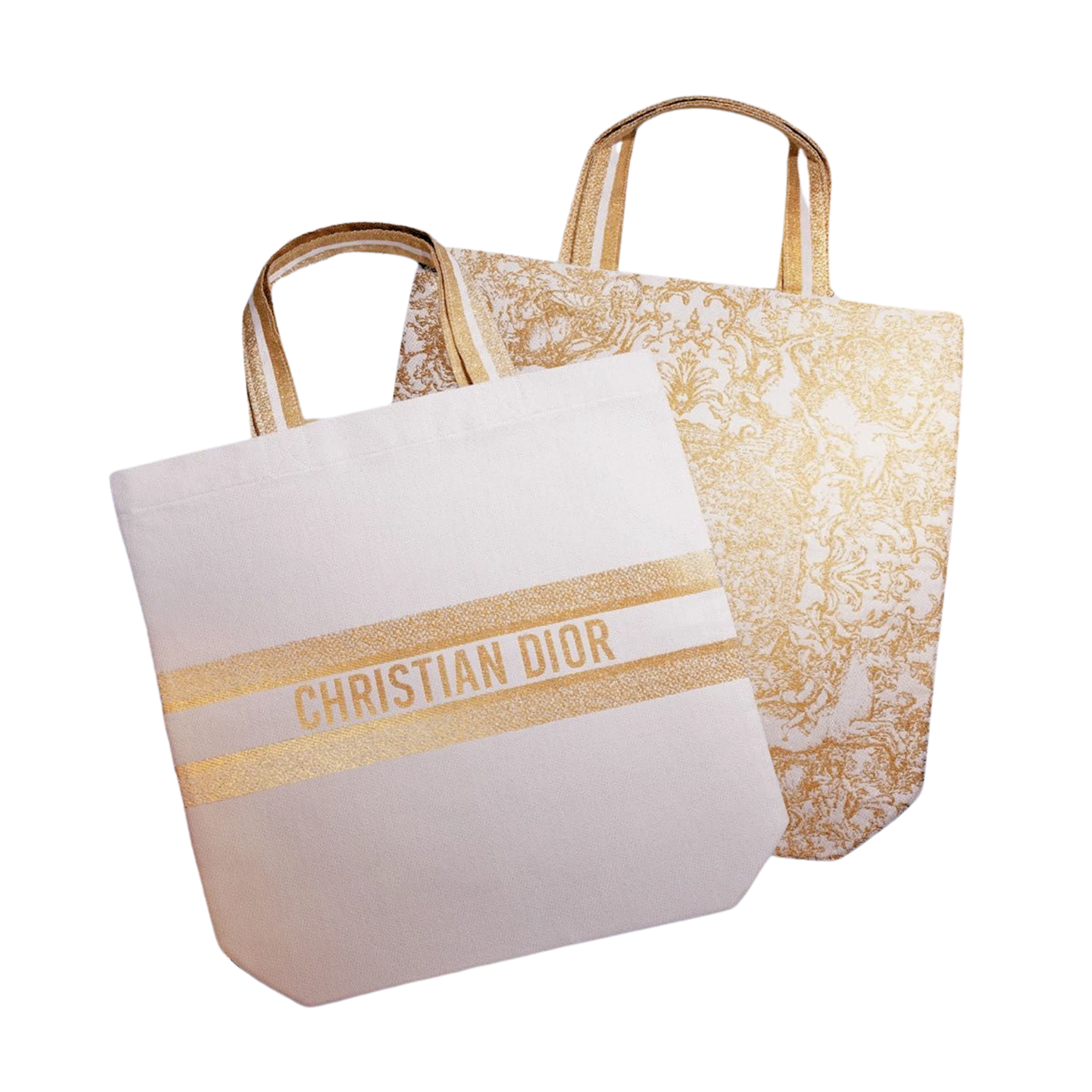 Christian Dior Novelty Tuileries Garden of Dreams Tote Bag