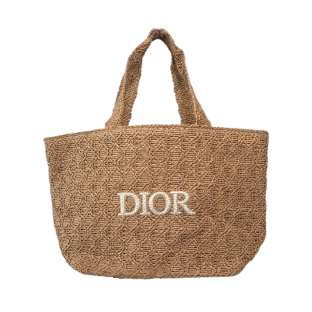 Dior Beauty 2025 Rattan Handbag - Beige