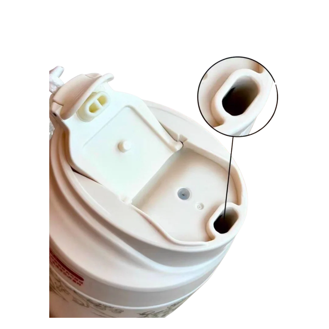 Dior Cream Floral Travel Mug - Image 4