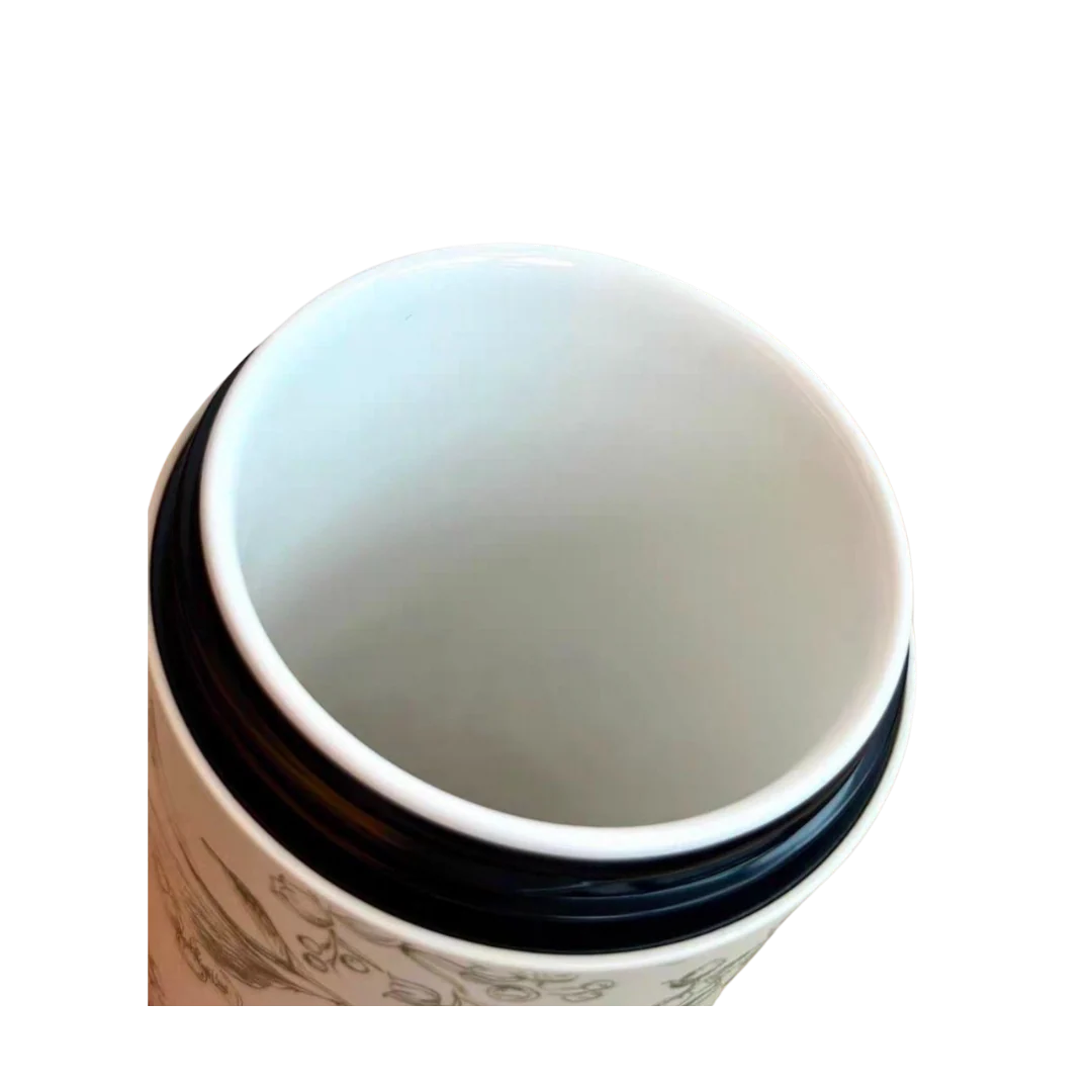 Dior Cream Floral Travel Mug - Image 5
