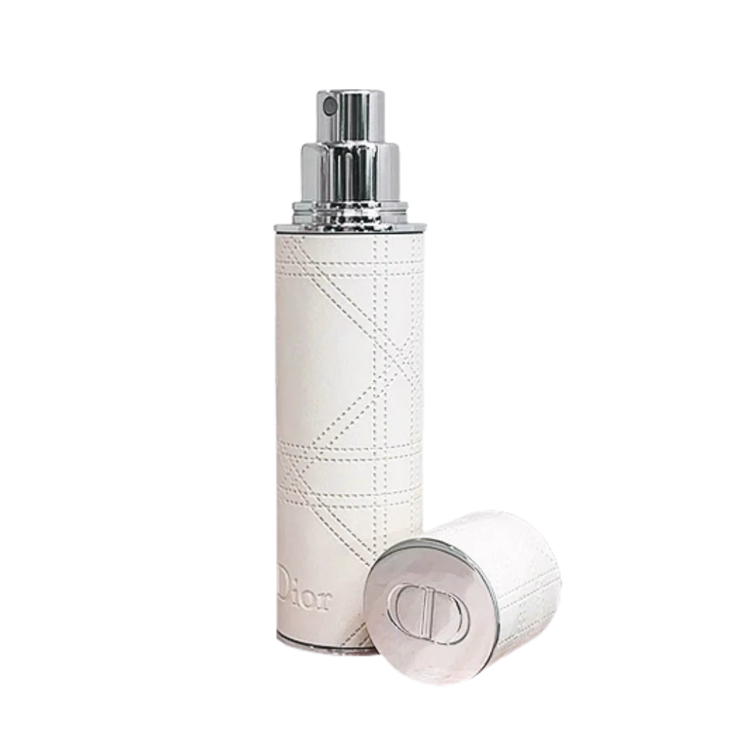 Dior J'adore EDP 10ML Travel Spray with Refillable Leather Case - White