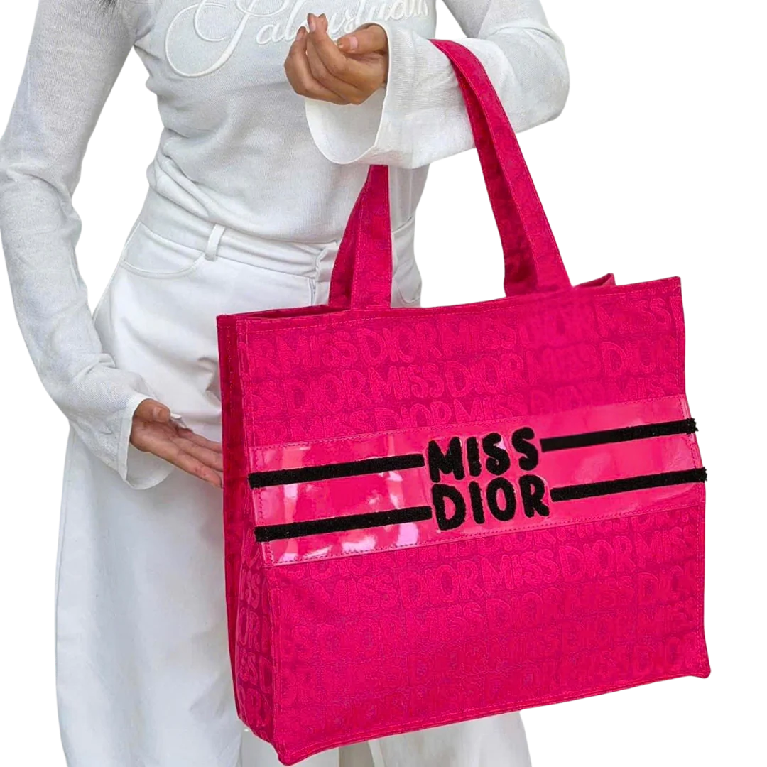 Dior Miss Dior Tote Bag - Dark Pink - Image 2