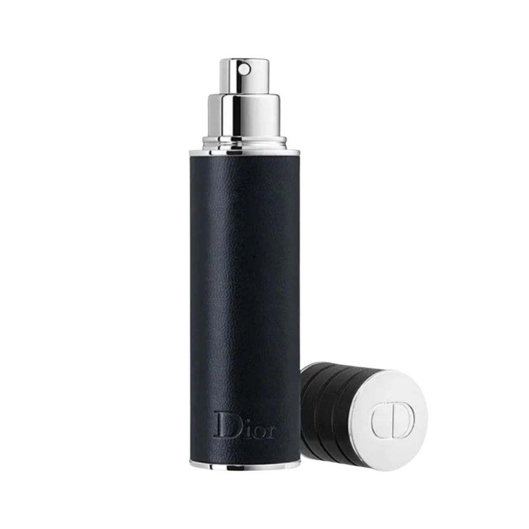 Dior Sauvage EDP 10ML Travel Spray with Refillable Leather Case - Black
