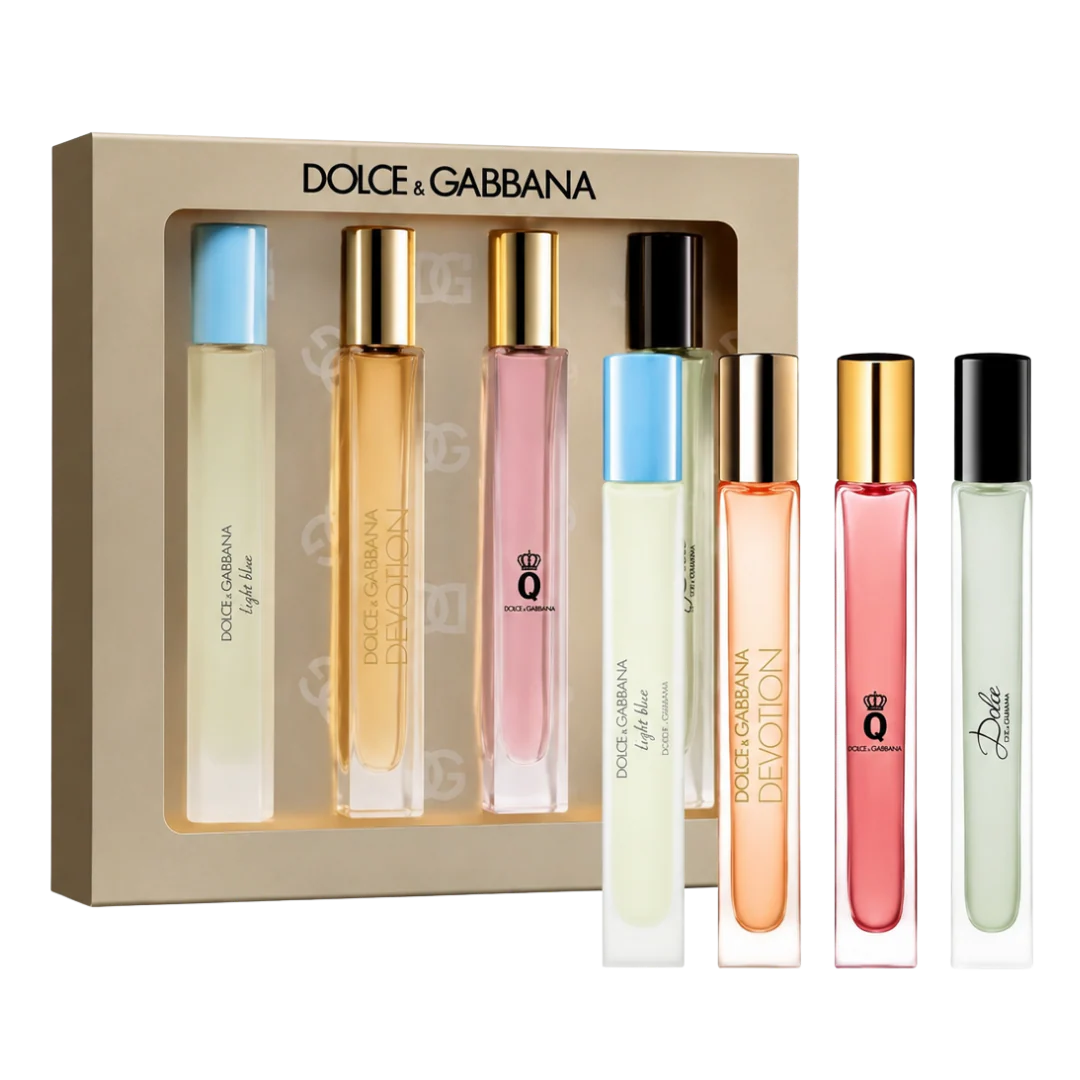 Dolce & Gabbana 4pcs for Her Travel Spray Set 4*10ML