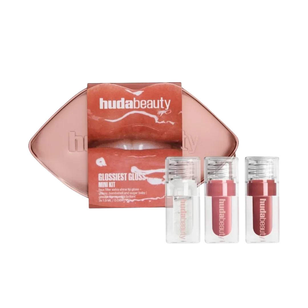Huda Beauty Glossiest Gloss Mini Kit 3*1.9ML