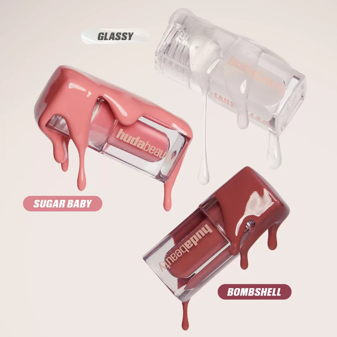 Huda Beauty Glossiest Gloss Mini Kit 3*1.9ML - Image 2