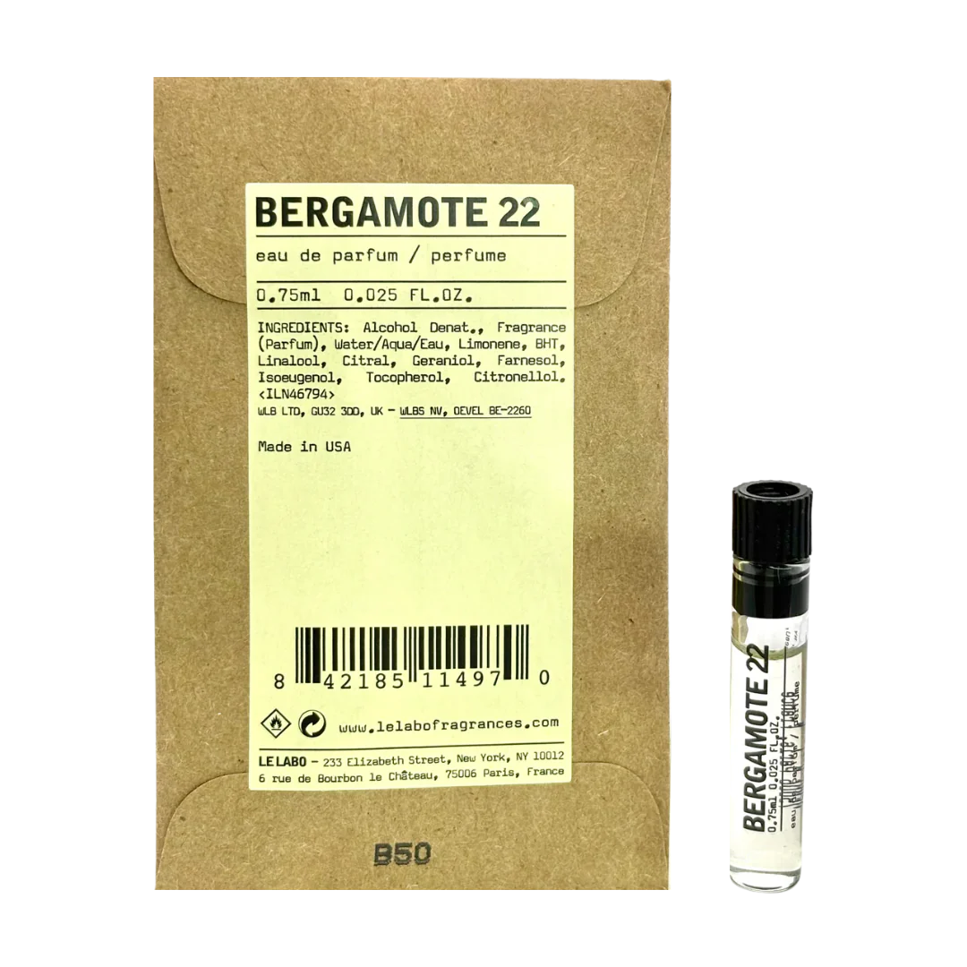 Le Labo Bergamote 22 EDP 0.75ML Vials
