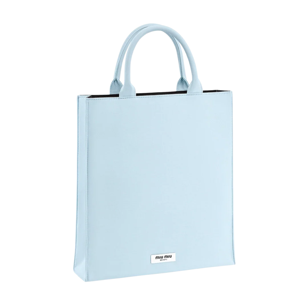 Miu Miu Beauty Small Tote Bag - Baby Blue