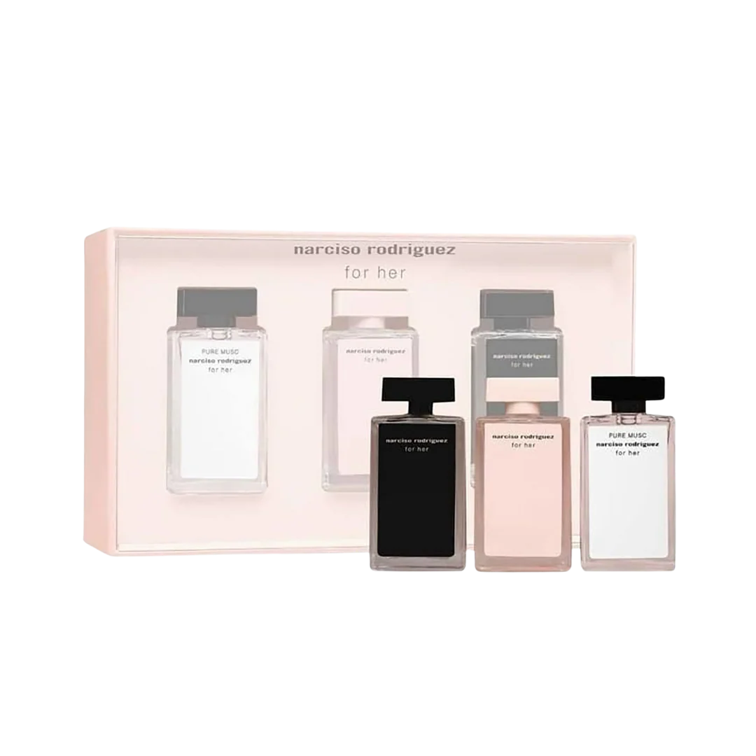 Narciso Rodriguez for Her Deluxe Mini Coffret Set 3*7.5ML