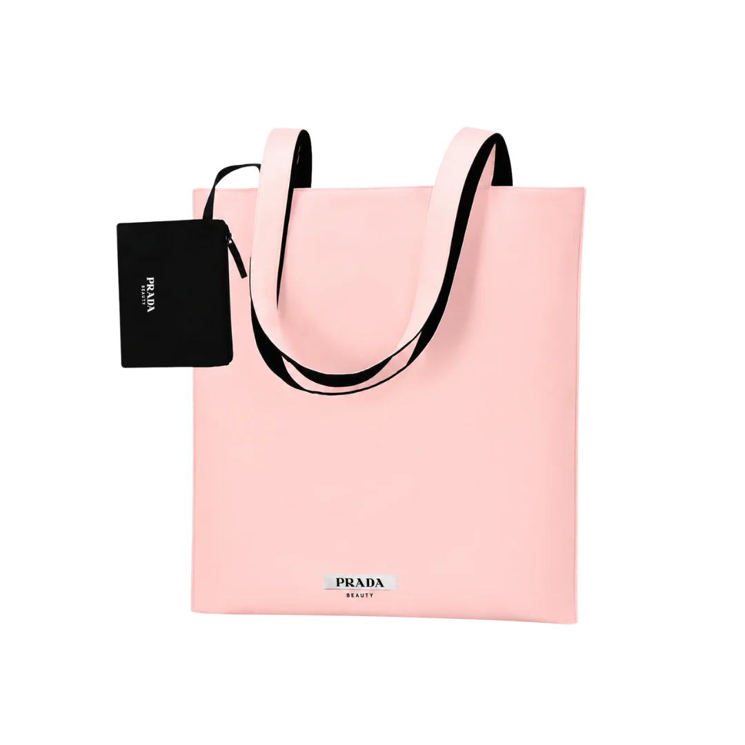 Prada Beauty Reversible Tote Bag - Black & Pink - Image 2